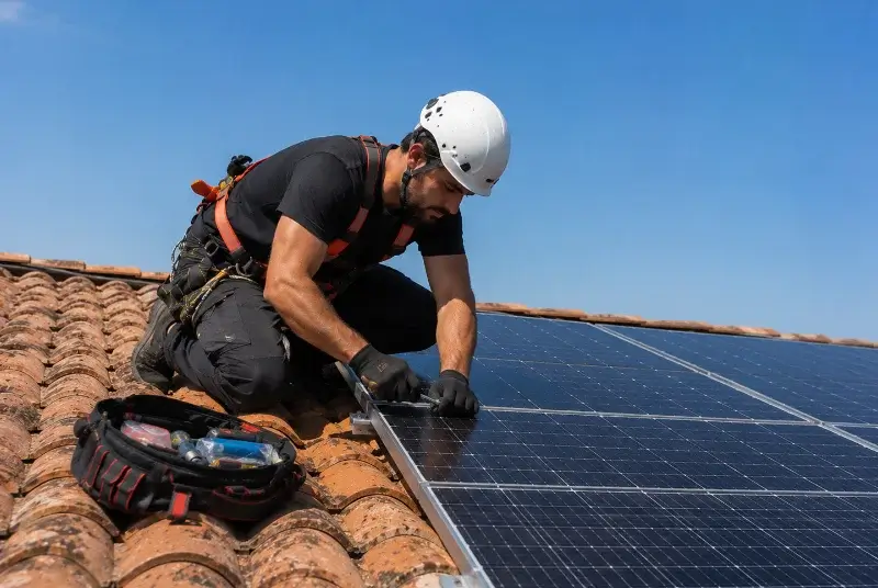Maintenance et monitoring de panneaux solaires à Gertwiller